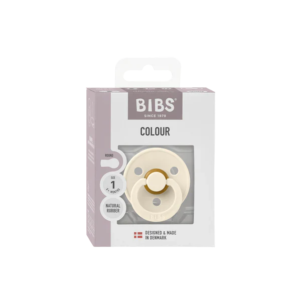 Chupete Bibs Colour x1 | 0-6 Meses | Ivory - Imagen 2