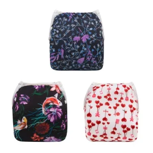 Pañales de natación para bebé, 3 piezas, tamaño único