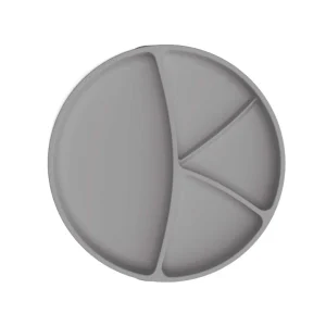Plato de silicona con ventosa Everyday Baby Gris