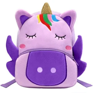 Mochila de unicornio morada