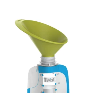 Kiinde Juego de embudo de 2 piezas para leche materna