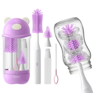 Juego de limpiador eléctrico de cepillos para botellas