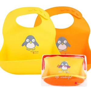 NatureBond Baberos de silicona para bebés
