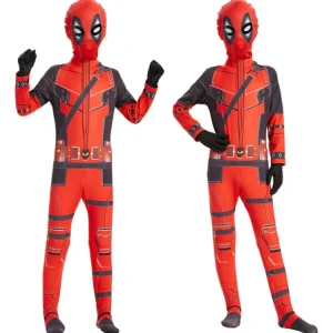 Disfraz Para Niños Deadpool Cosplay Traje, 6 años