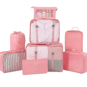 Juego de 8 cubos de equipaje organizadores