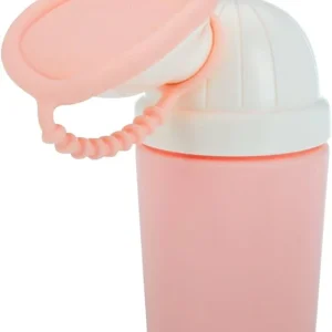 Nuby Orinal de viaje para niñas, orinal portátil a prueba de fugas para entrenamiento en el inodoro