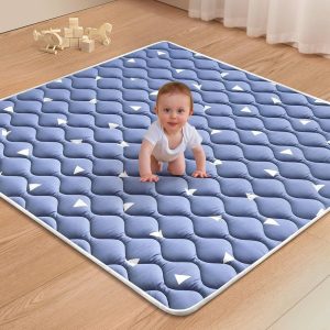 Tapete de juego de espuma prémium para el suelo, tapete de corral de 50 x 50 pulgadas