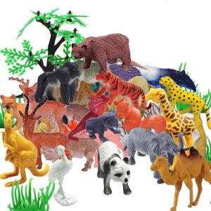 BAIVYLE 53 Pack Mini Safari Animal
