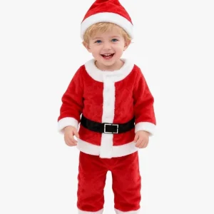Vestido de Papá Noel para bebé, 1-2 años