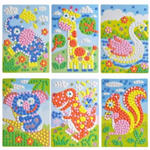 CCINEE Mosaic Sticker Art Puzzle Sticky DIY
