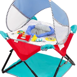 Bright Starts Pop 'N Jump - Saltador de actividades portátil