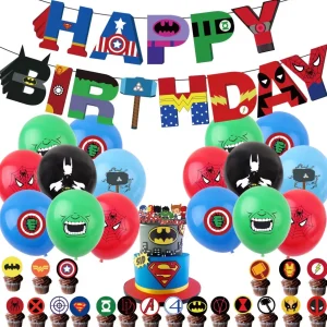 Suministros de fiesta superhéroe