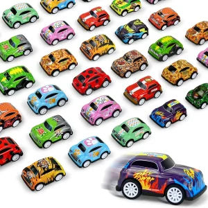 Vileafy 30 mini autos a granel, rellenos de bolsas de regalos