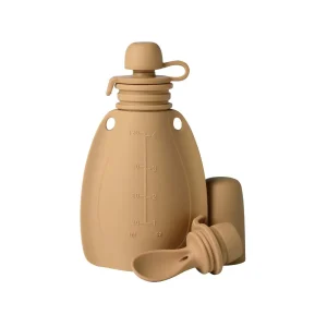 Bolsa de silicona para smoothies Beige Mininor