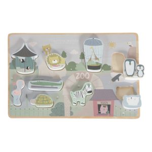 Puzzle Encajable Zoo Little Dutch.