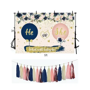 Set de decoración revelación de genero