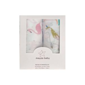 Mayza baby- Set de 2 muselinas de 47x47 pulgadas