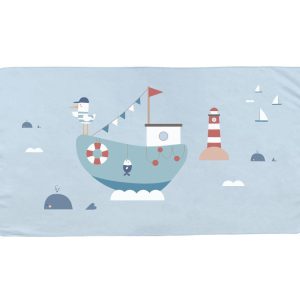 Toalla Playa Microfibra Fishing Boat Monnëka.