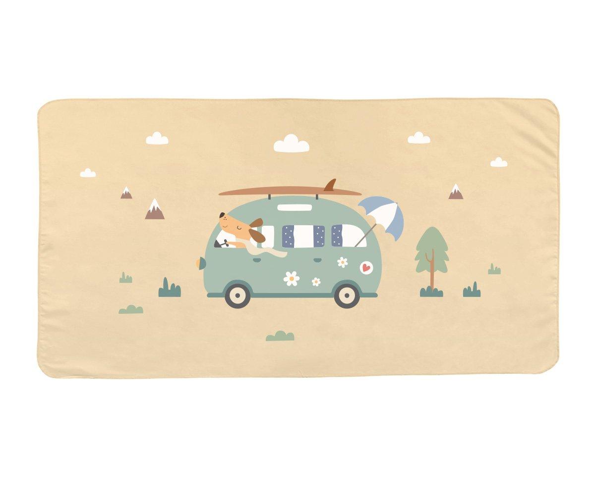 Toalla Playa Microfibra Surf Van Monnëka.