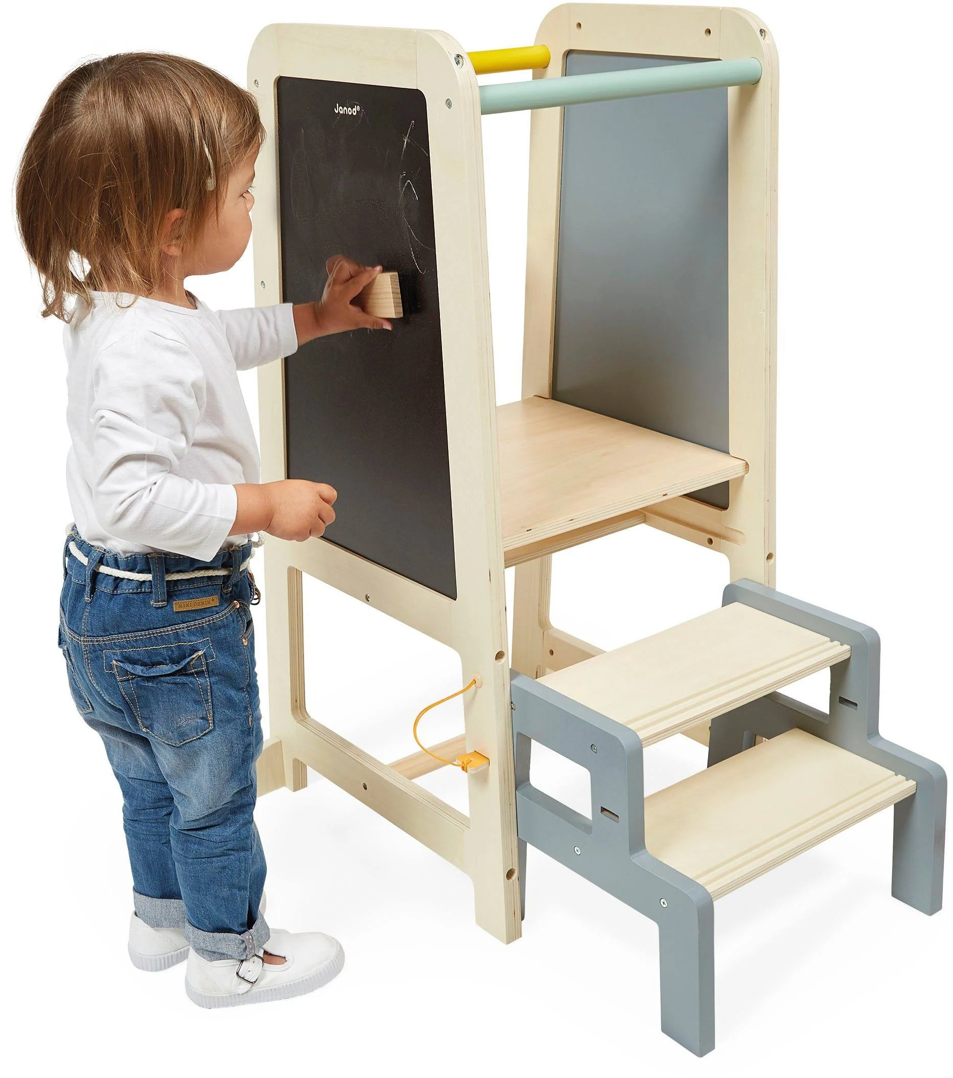 Torre De Aprendizaje Montessori Janod. - Imagen 2