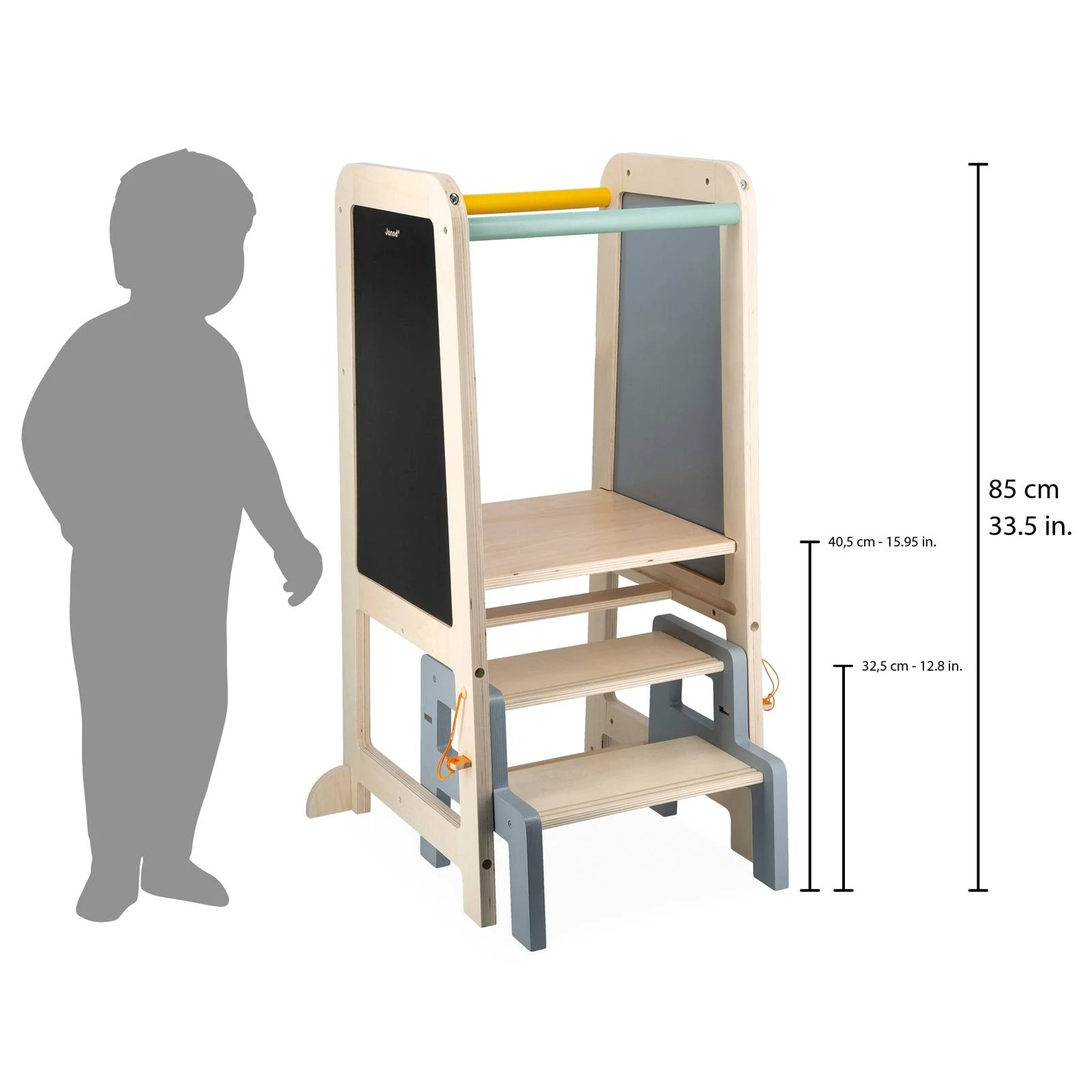Torre De Aprendizaje Montessori Janod. - Imagen 3