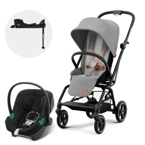 Travel System Eezy S Twist Plus Lava Grey + Aton B2 + Base Cybex